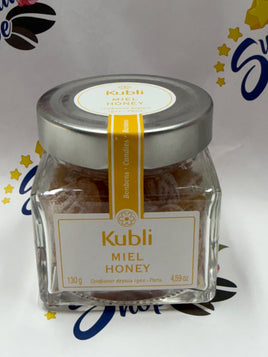 Kubli Glass Jar Honey Hard Candy 4.59oz.  Product of France